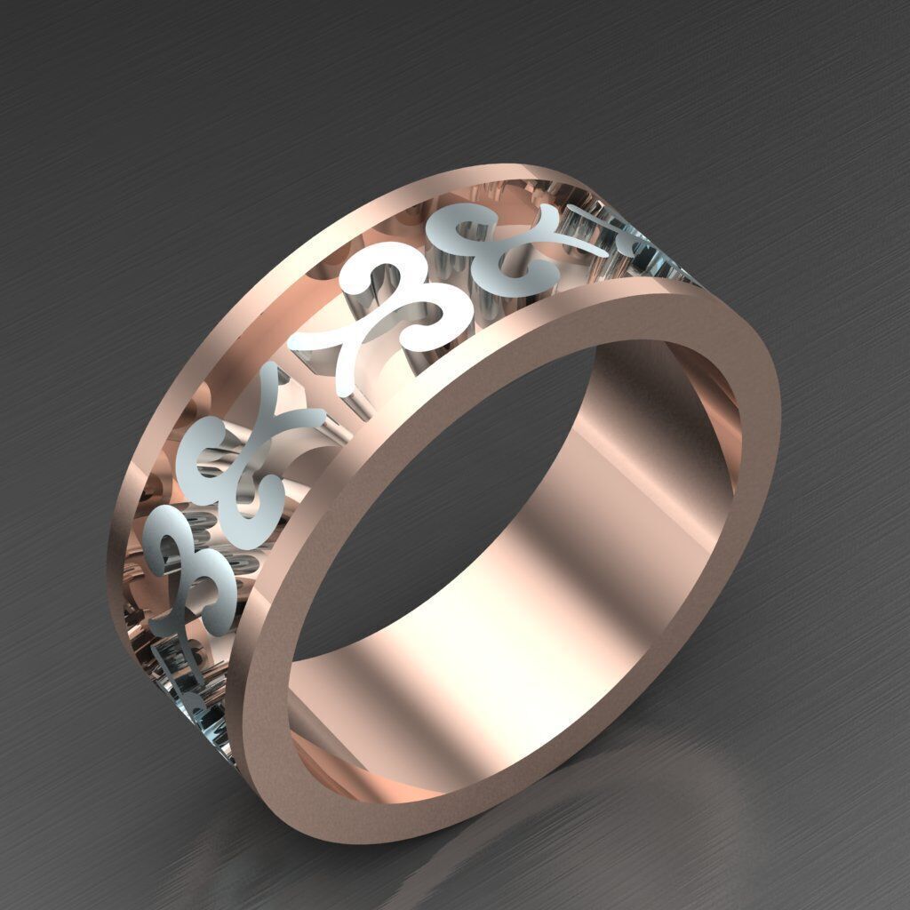 Man Ring New Design 2MR020 3D model_2