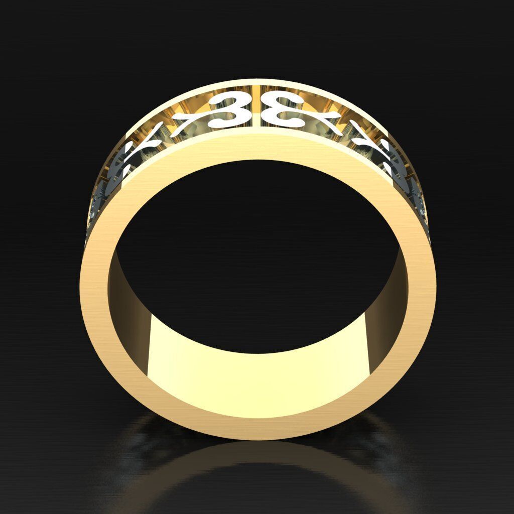 Man Ring New Design 2MR020 3D model_4