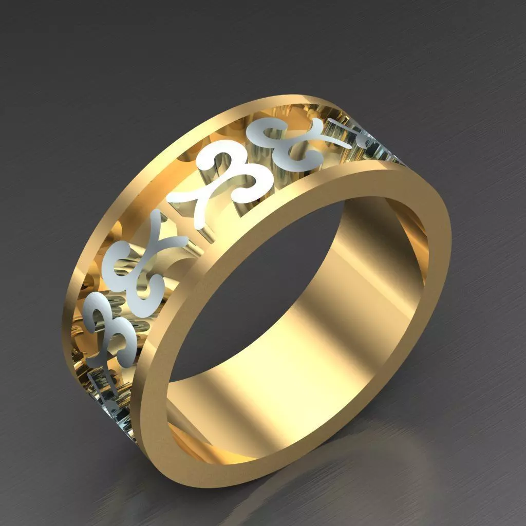 Man Ring New Design 2MR020 3D model_0