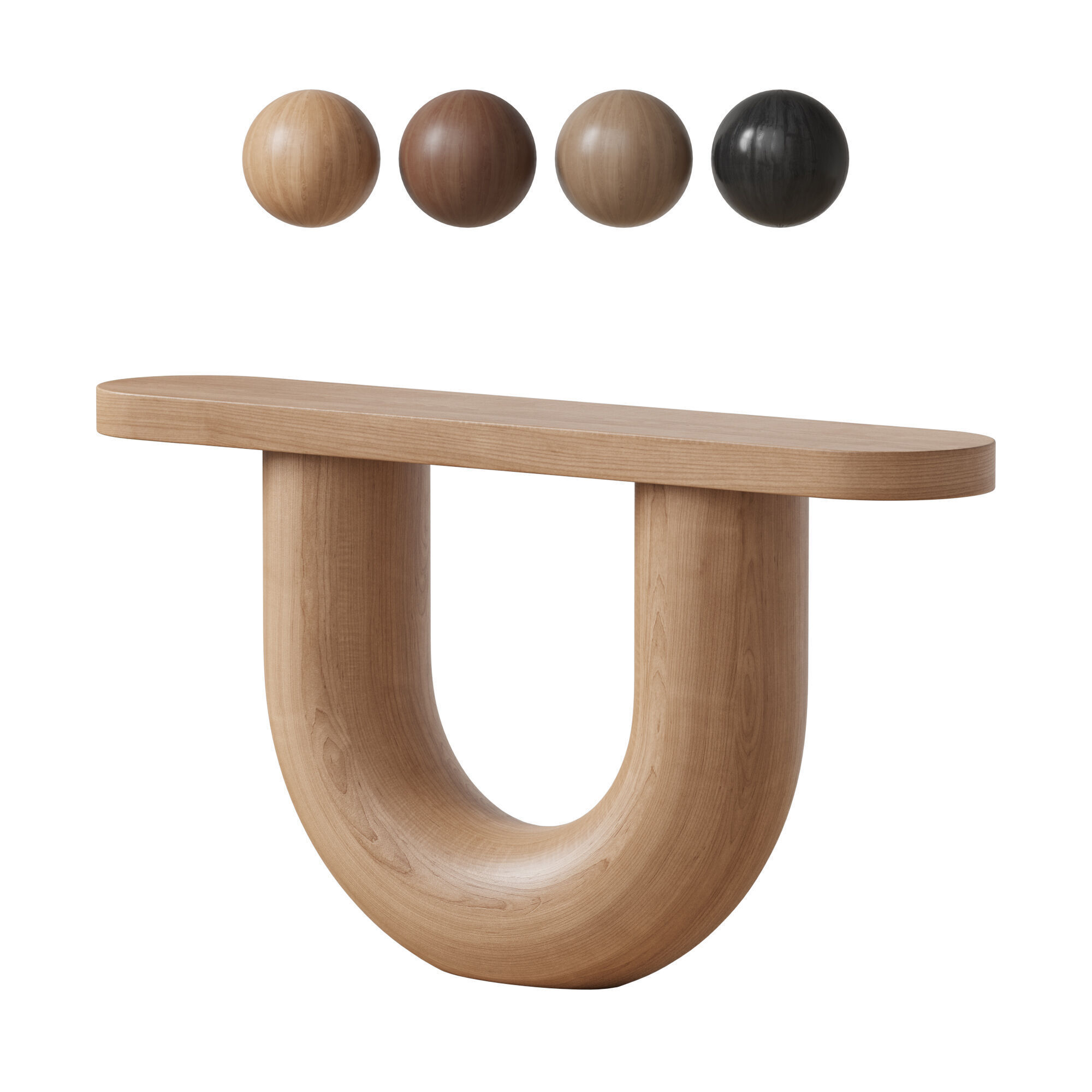 Adroit Console Table 3D model_9