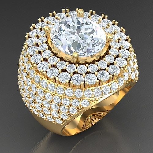Man Ring New Design 2MR019 3D model