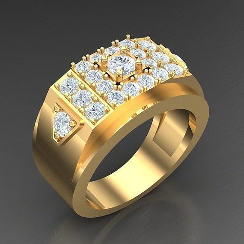 Man Ring New Design 2MR018 3D model