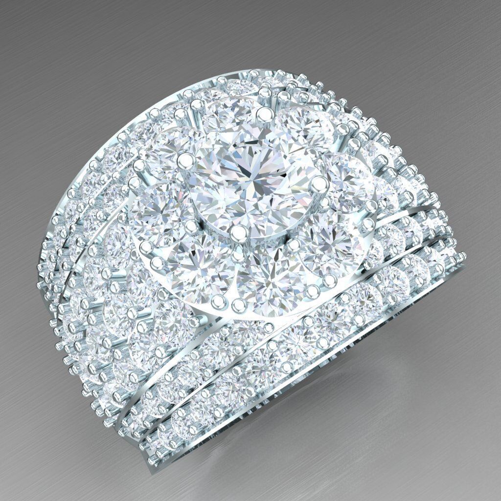 Man Ring New Design 2MR017 3D print model_10