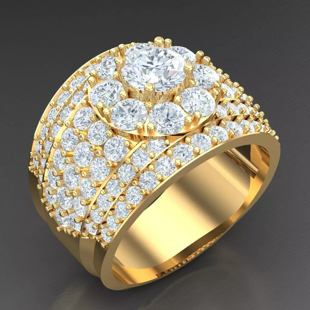 Man Ring New Design 2MR017 3D print model_0