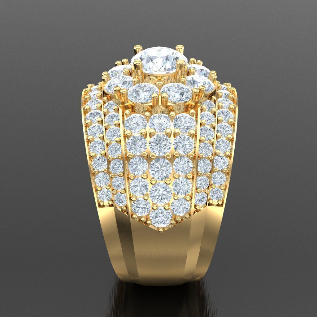 Man Ring New Design 2MR017 3D print model_13