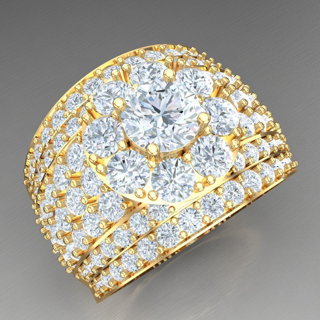 Man Ring New Design 2MR017 3D print model_11