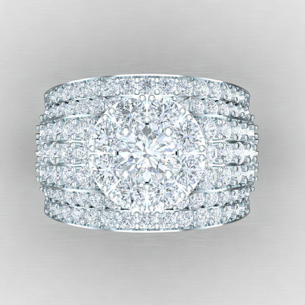 Man Ring New Design 2MR017 3D print model_8