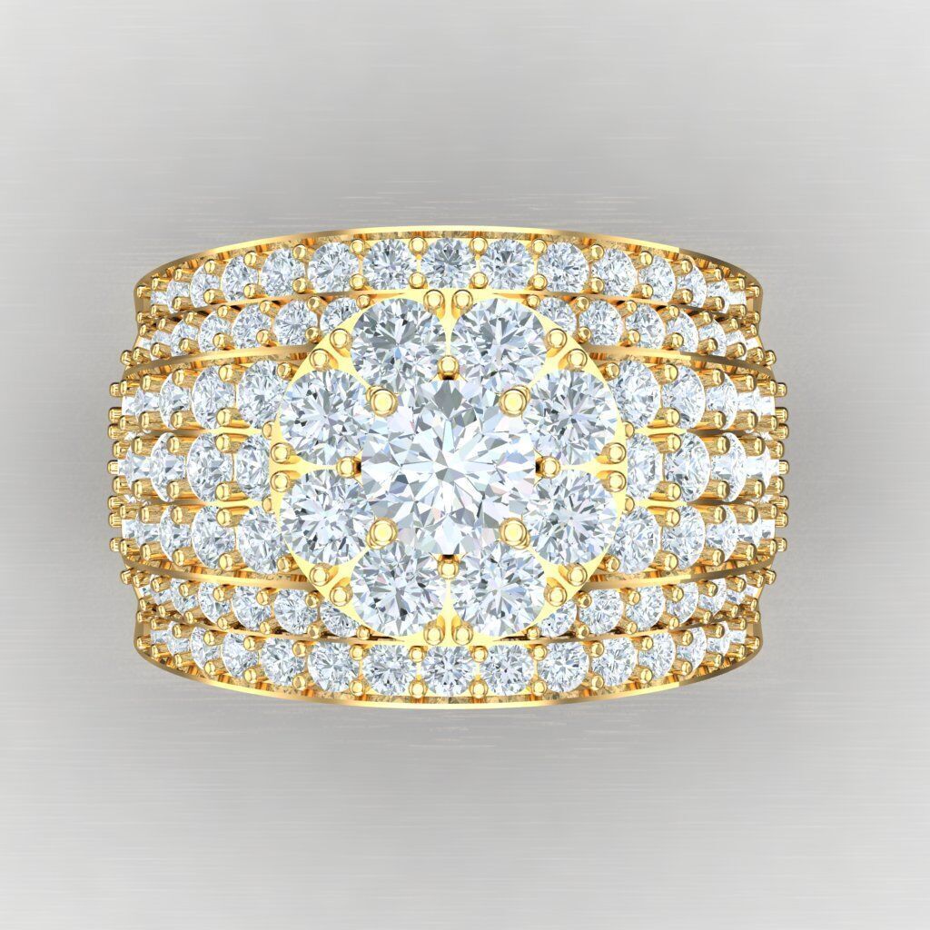 Man Ring New Design 2MR017 3D print model_9