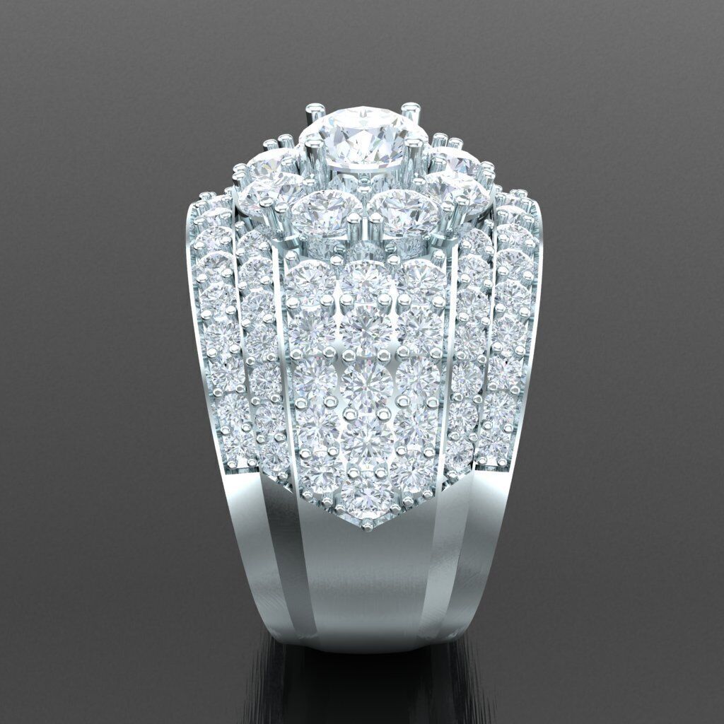 Man Ring New Design 2MR017 3D print model_12