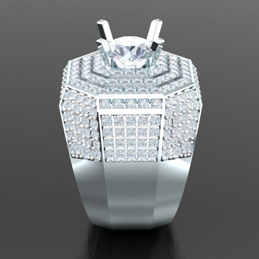 Man Ring New Design 2MR016 3D print model_12