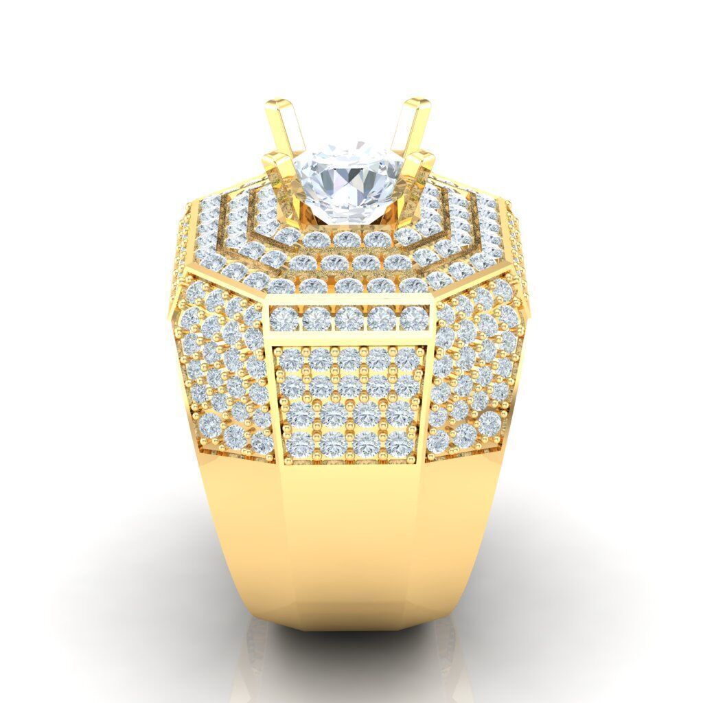 Man Ring New Design 2MR016 3D print model_15