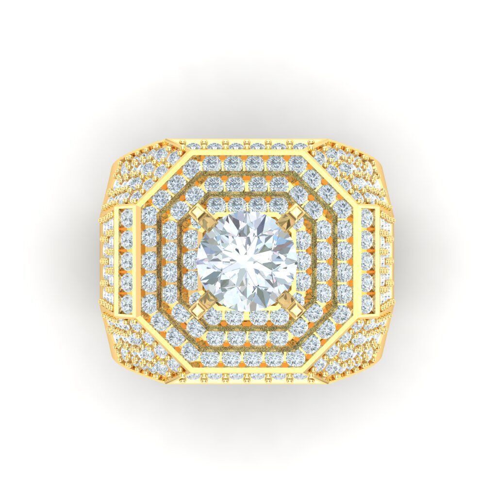 Man Ring New Design 2MR016 3D print model_19