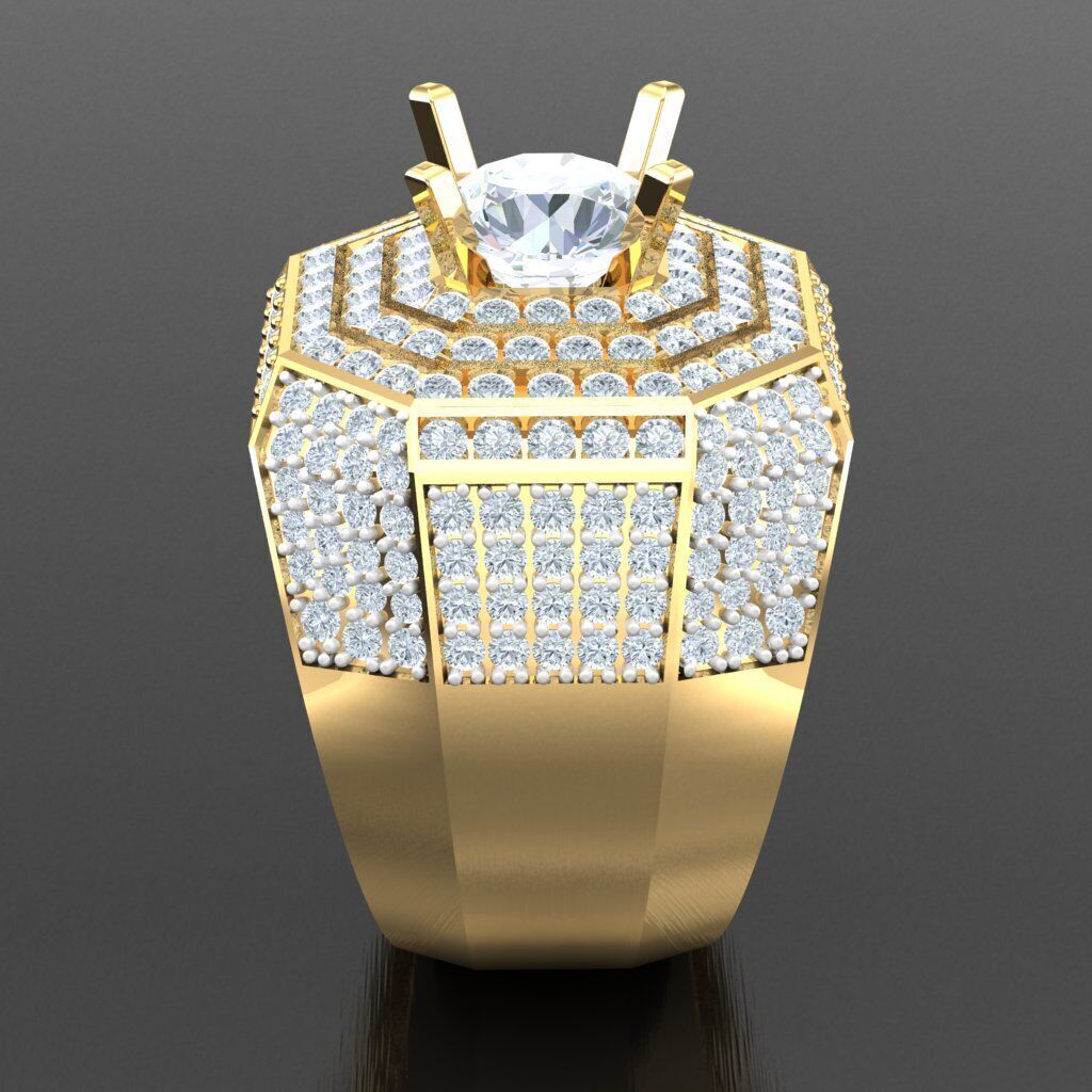 Man Ring New Design 2MR016 3D print model_13