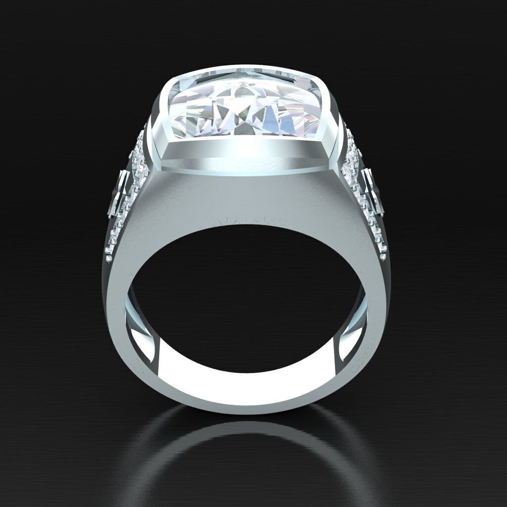 Man Ring New Design 2MR015 3D model_4