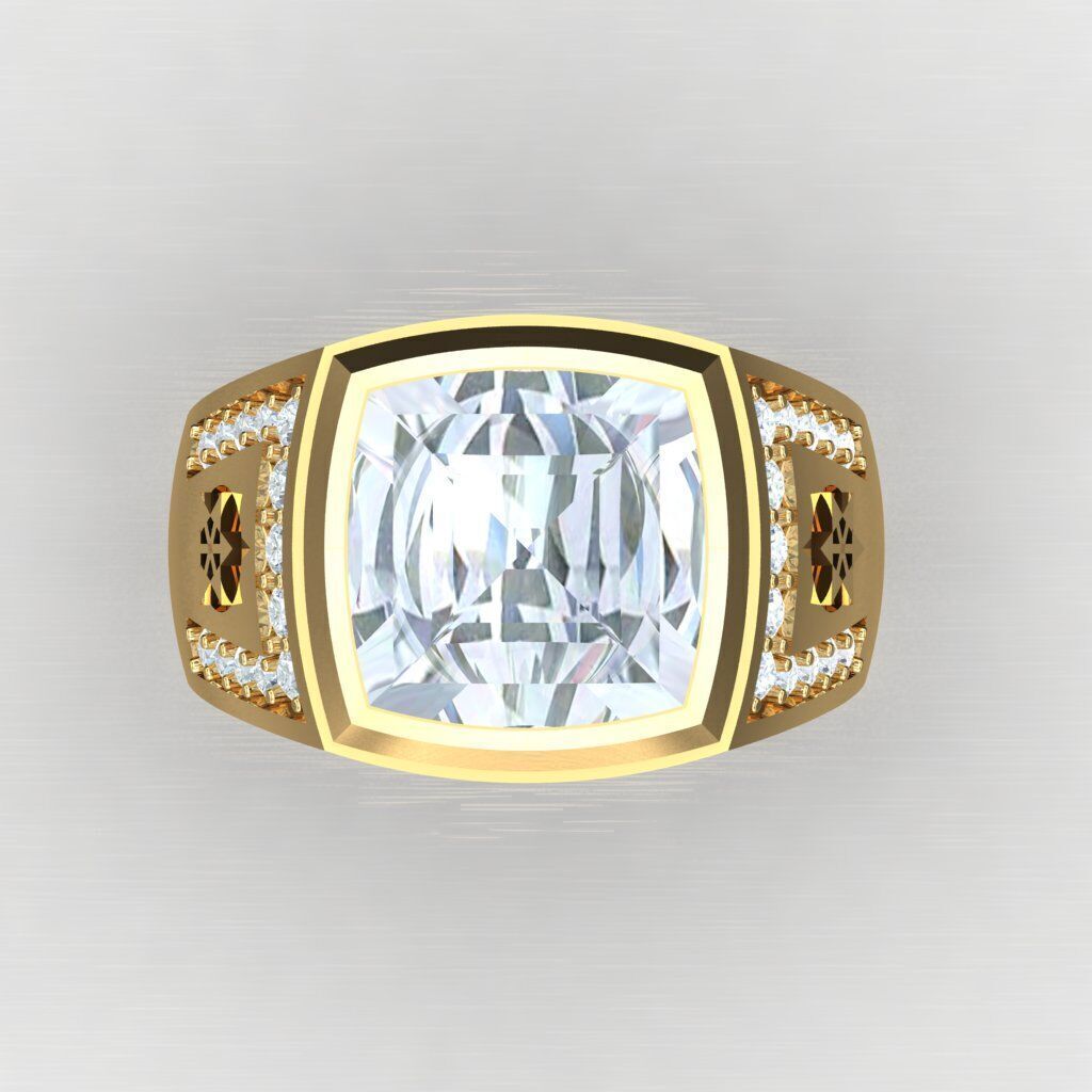 Man Ring New Design 2MR015 3D model_9