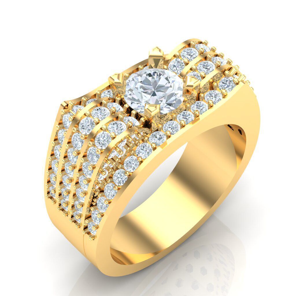 Man Ring New Design 2MR014 3D print model_14