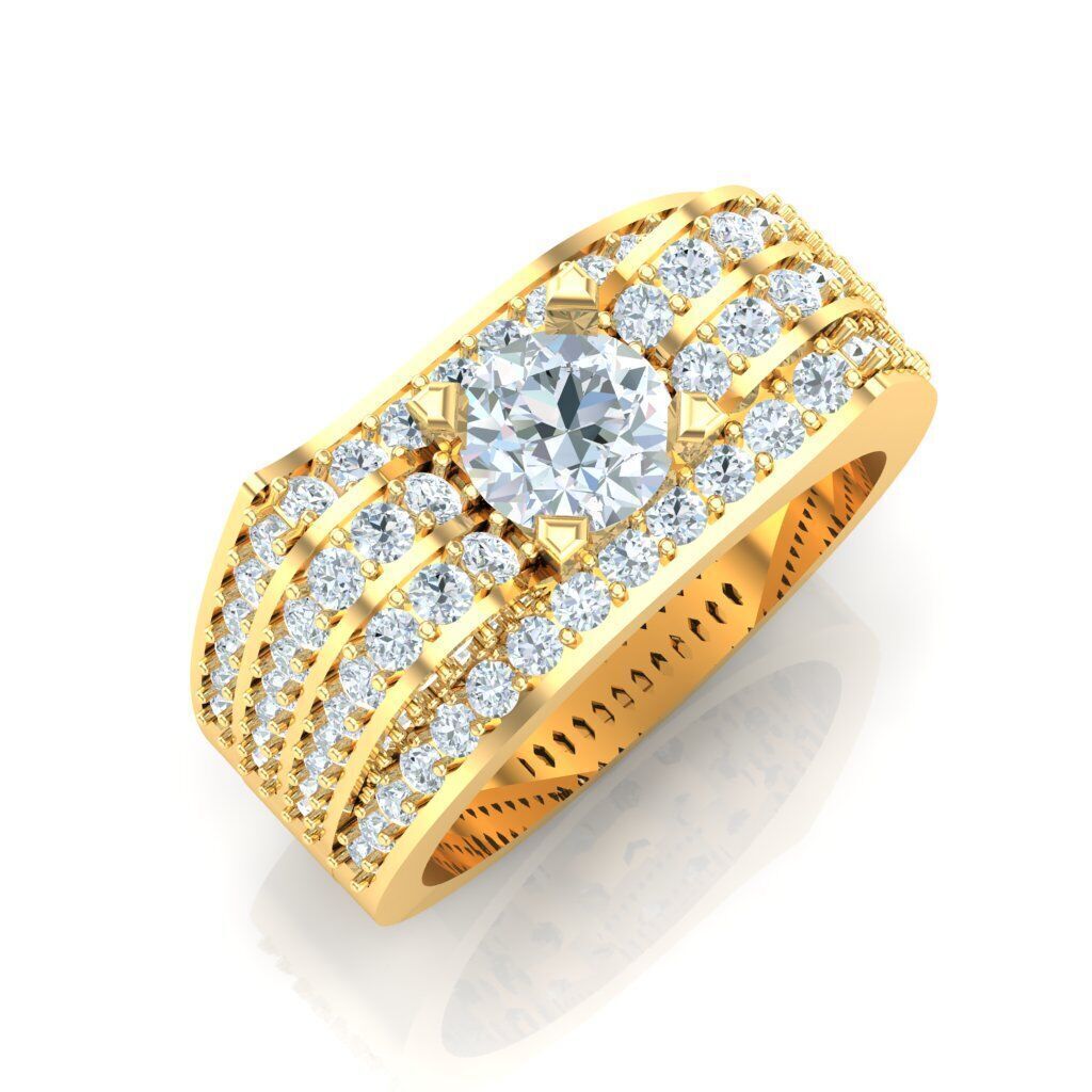 Man Ring New Design 2MR014 3D print model_18