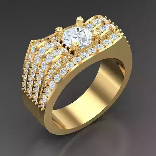 Man Ring New Design 2MR014 3D print model