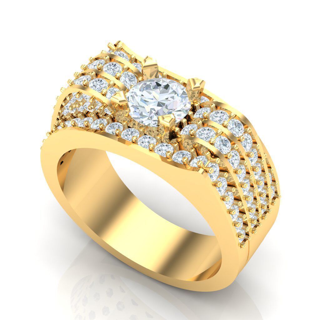 Man Ring New Design 2MR014 3D print model_17