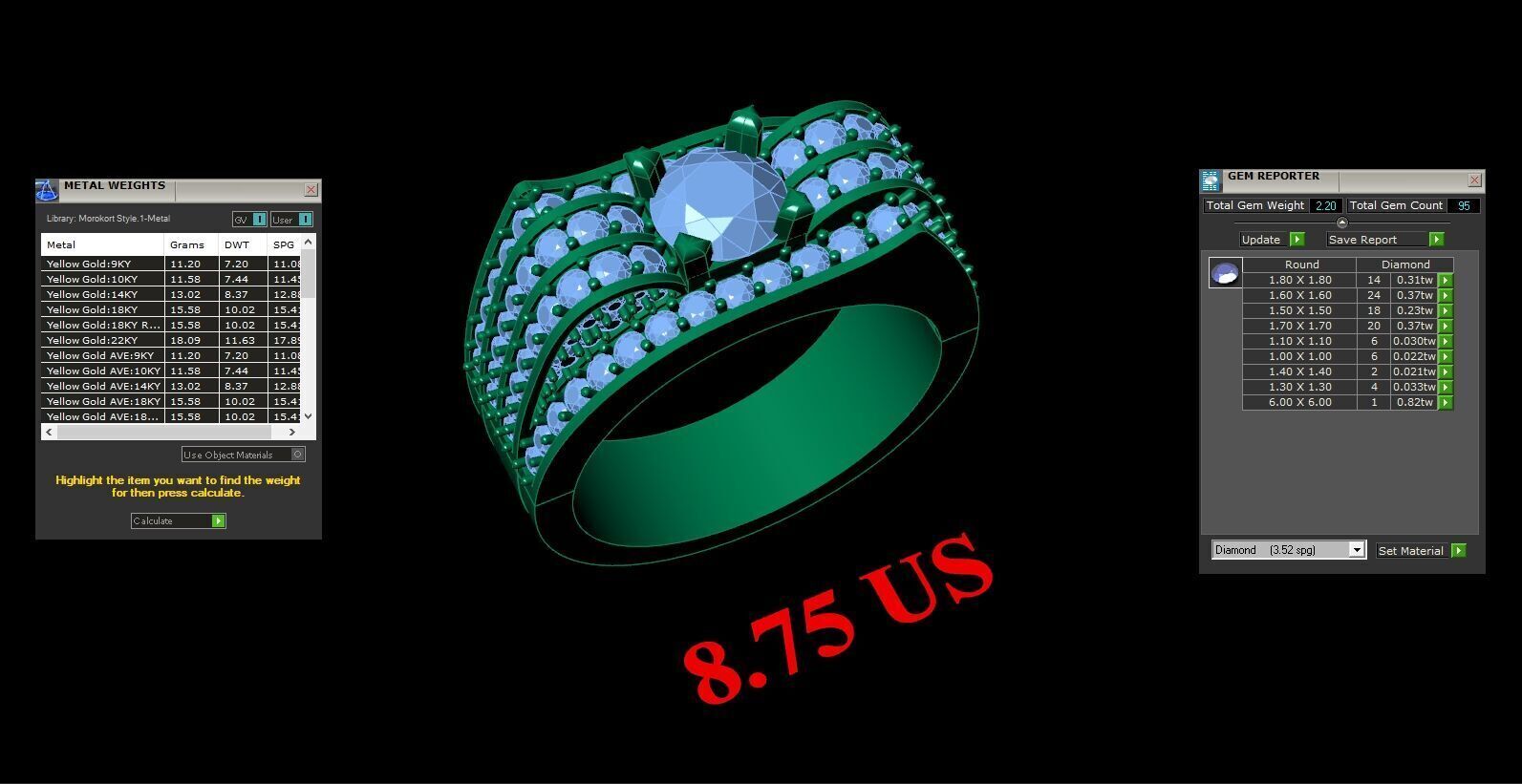 Man Ring New Design 2MR014 3D print model_1