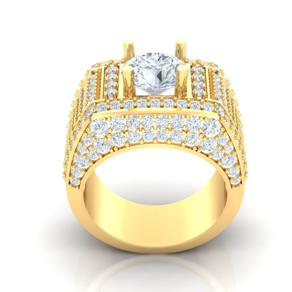 Man Ring New Design 2MR013 3D print model_16