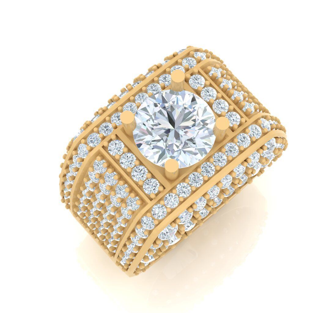 Man Ring New Design 2MR013 3D print model_18