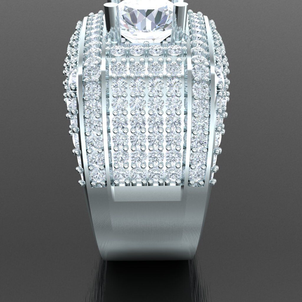 Man Ring New Design 2MR013 3D print model_12