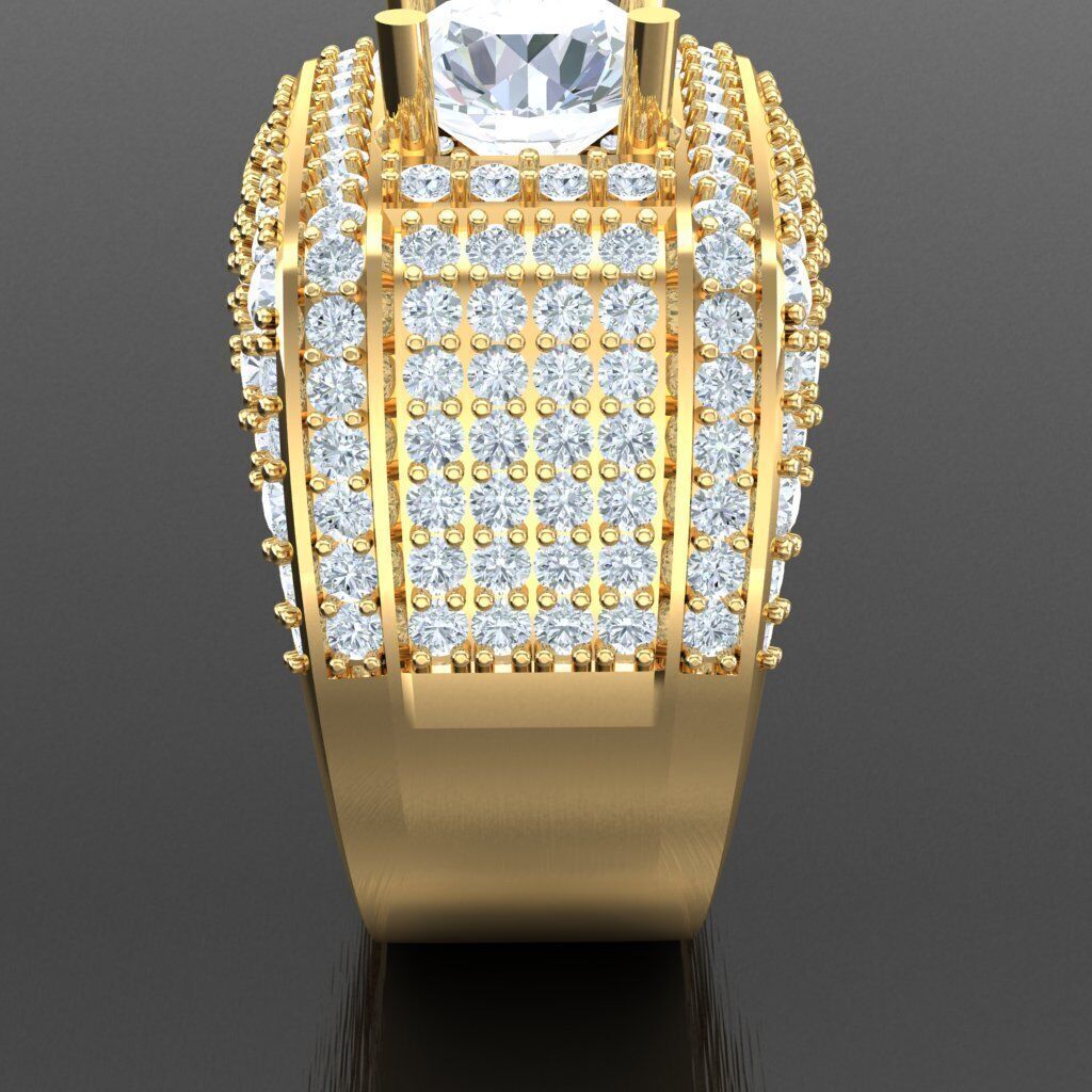 Man Ring New Design 2MR013 3D print model_13