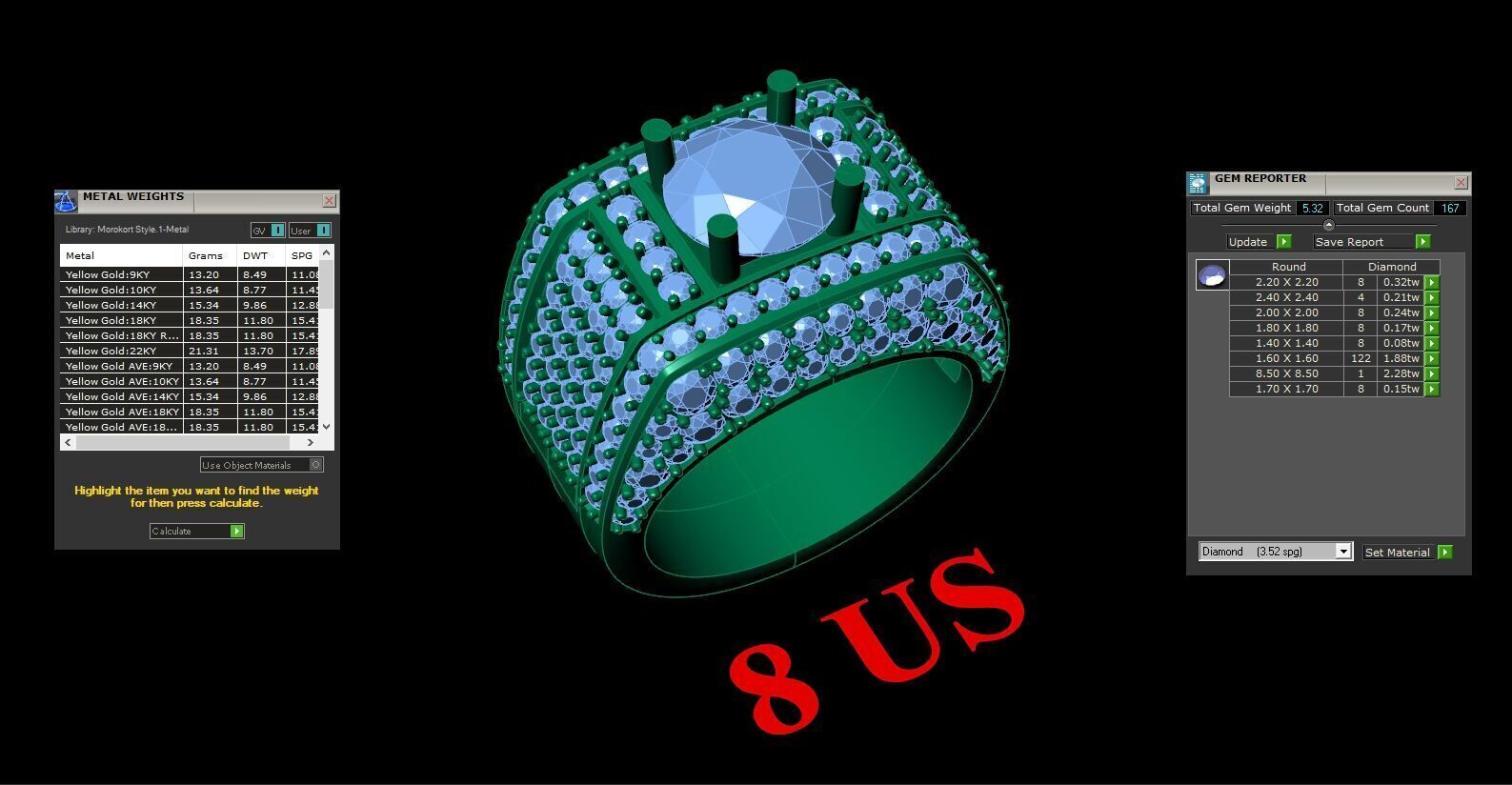 Man Ring New Design 2MR013 3D print model_1