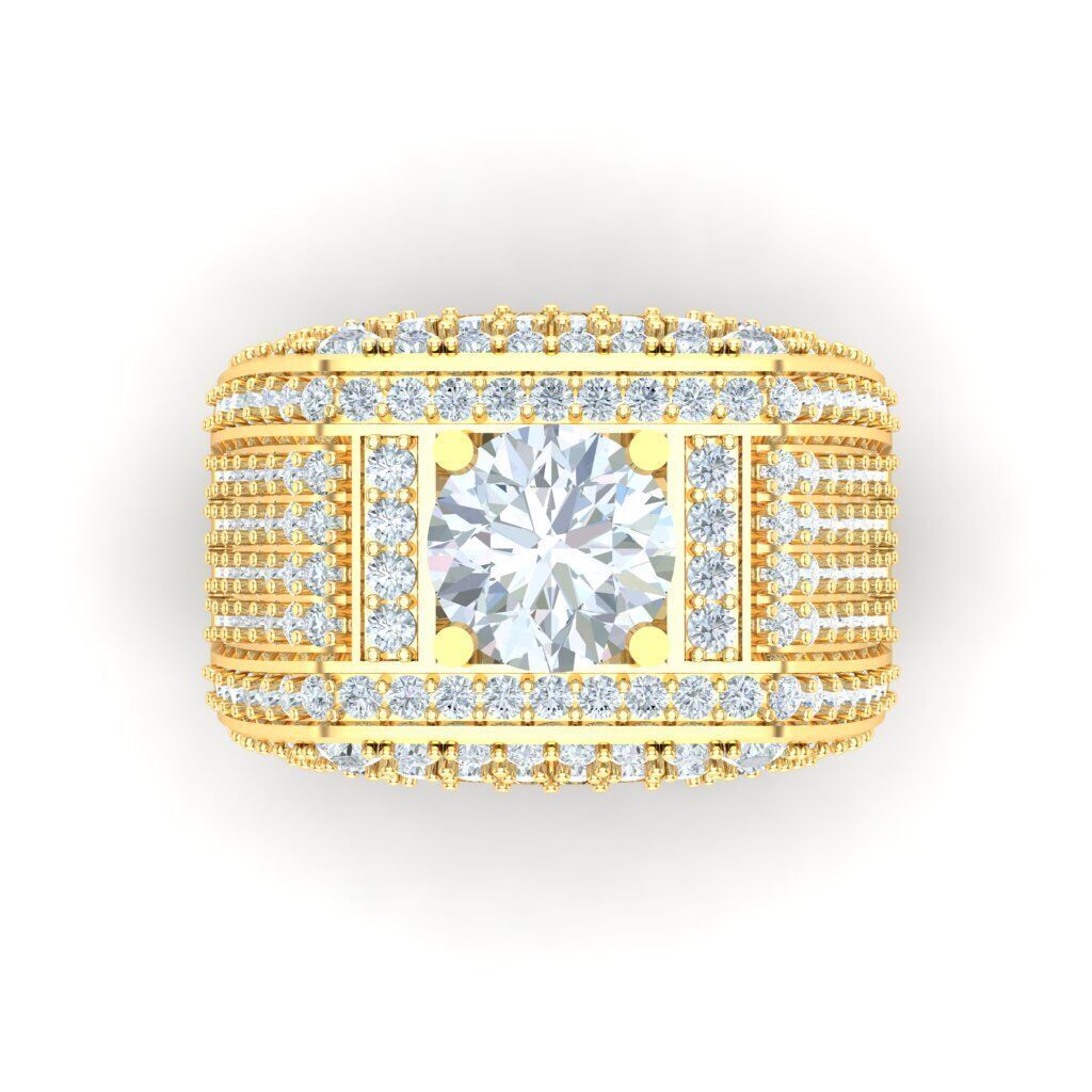 Man Ring New Design 2MR013 3D print model_20