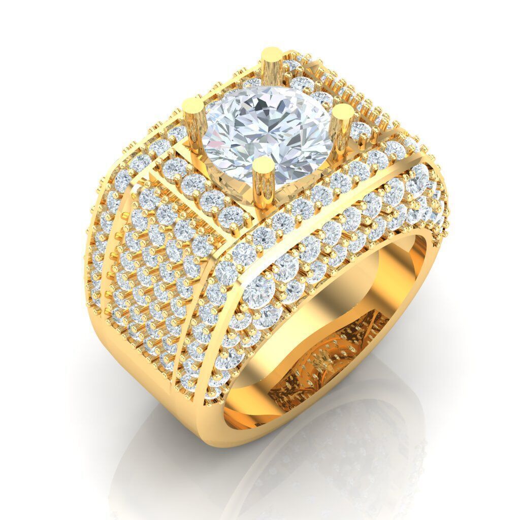 Man Ring New Design 2MR013 3D print model_14