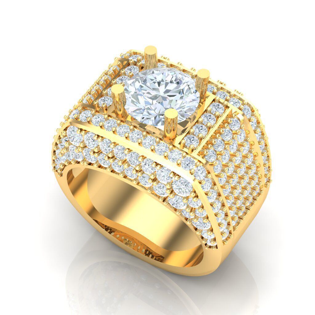 Man Ring New Design 2MR013 3D print model_17