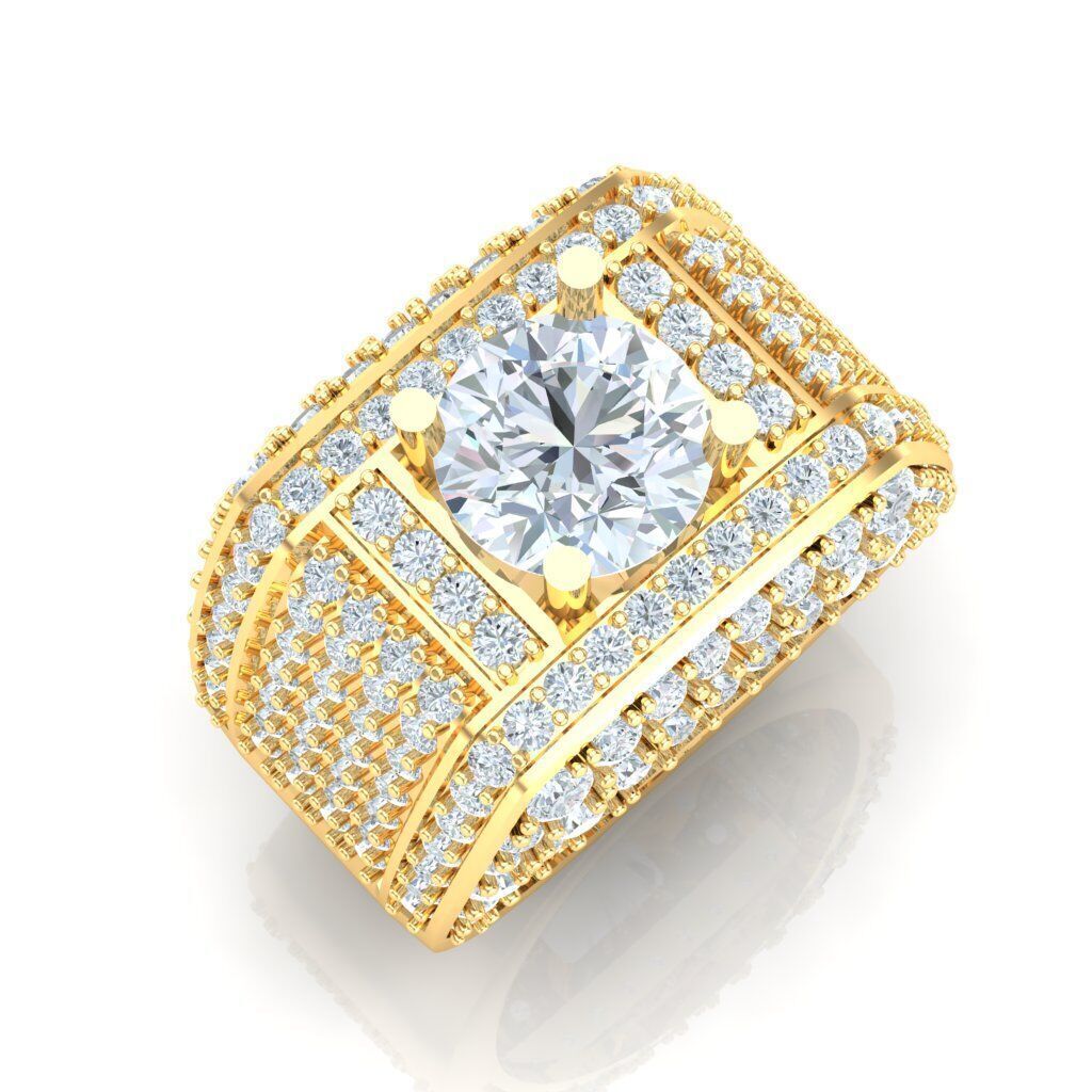 Man Ring New Design 2MR013 3D print model_19