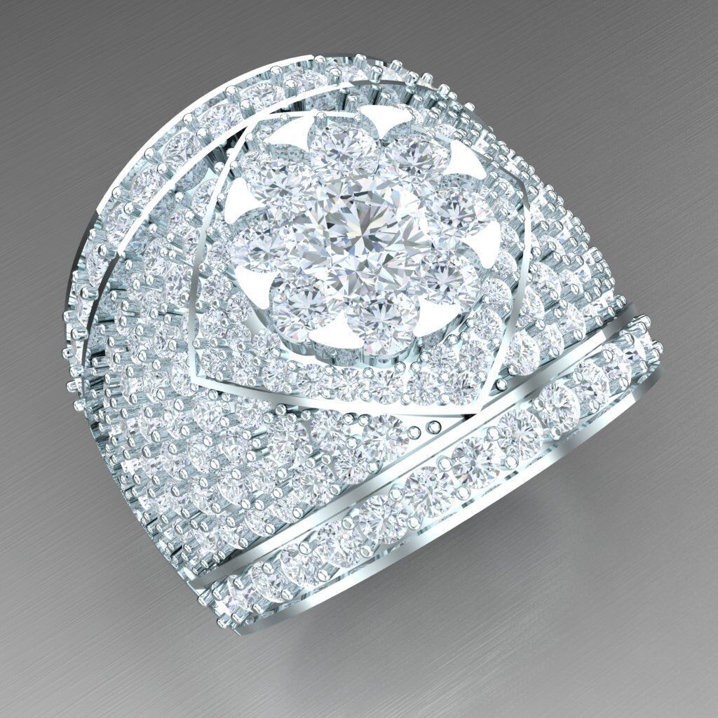 Man Ring New Design 2MR012 3D print model_10