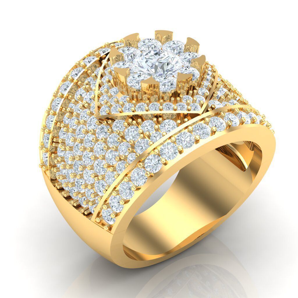 Man Ring New Design 2MR012 3D print model_14