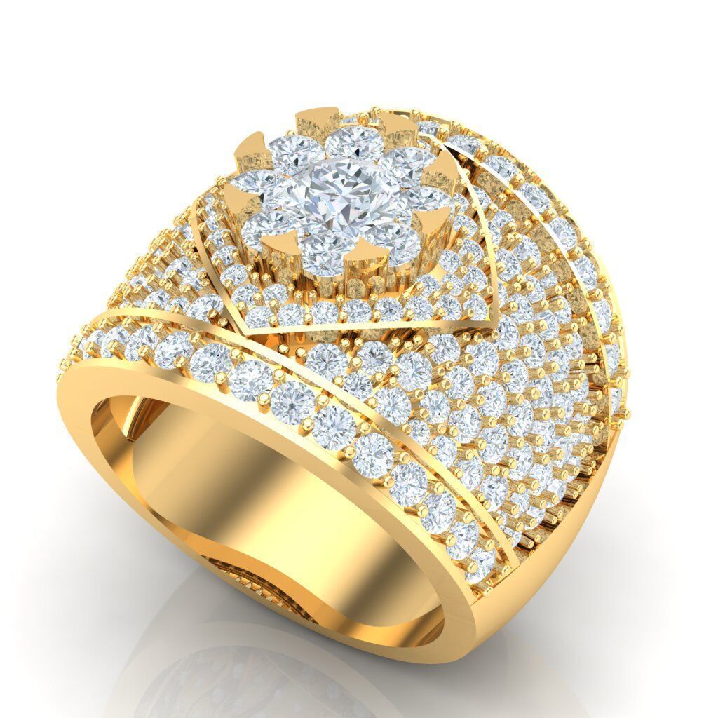 Man Ring New Design 2MR012 3D print model_17