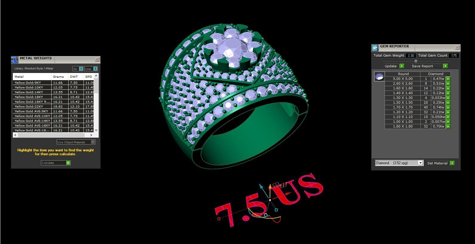 Man Ring New Design 2MR012 3D print model_1