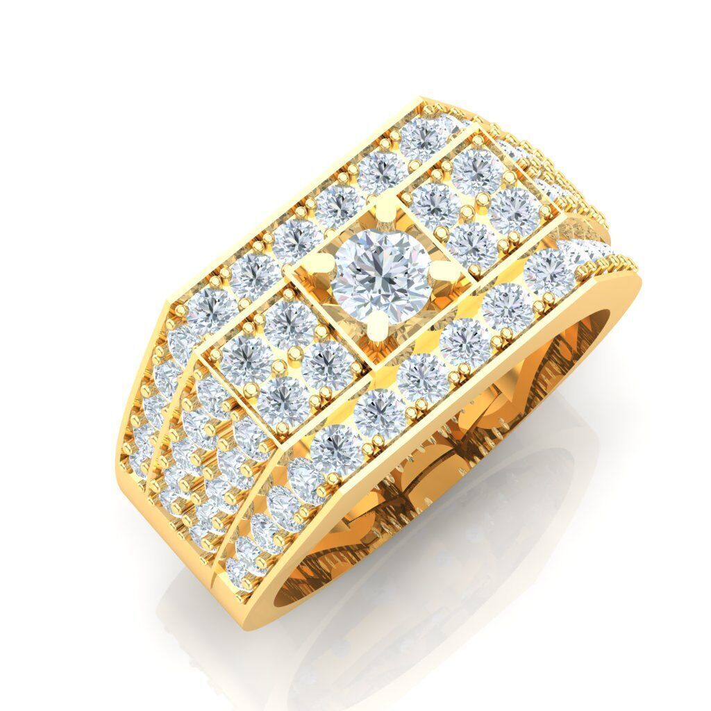 Man Ring New Design 2MR011 3D model_23