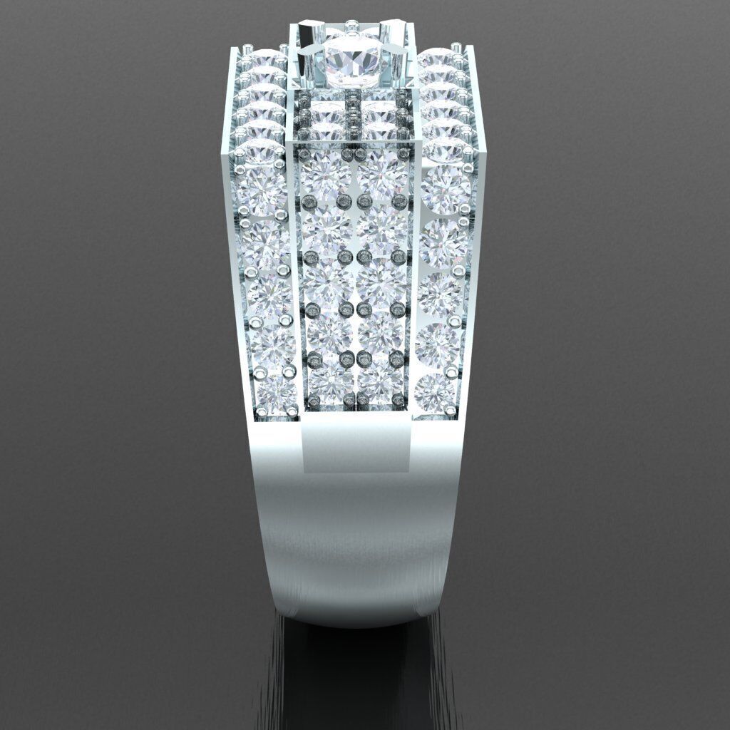 Man Ring New Design 2MR011 3D model_12
