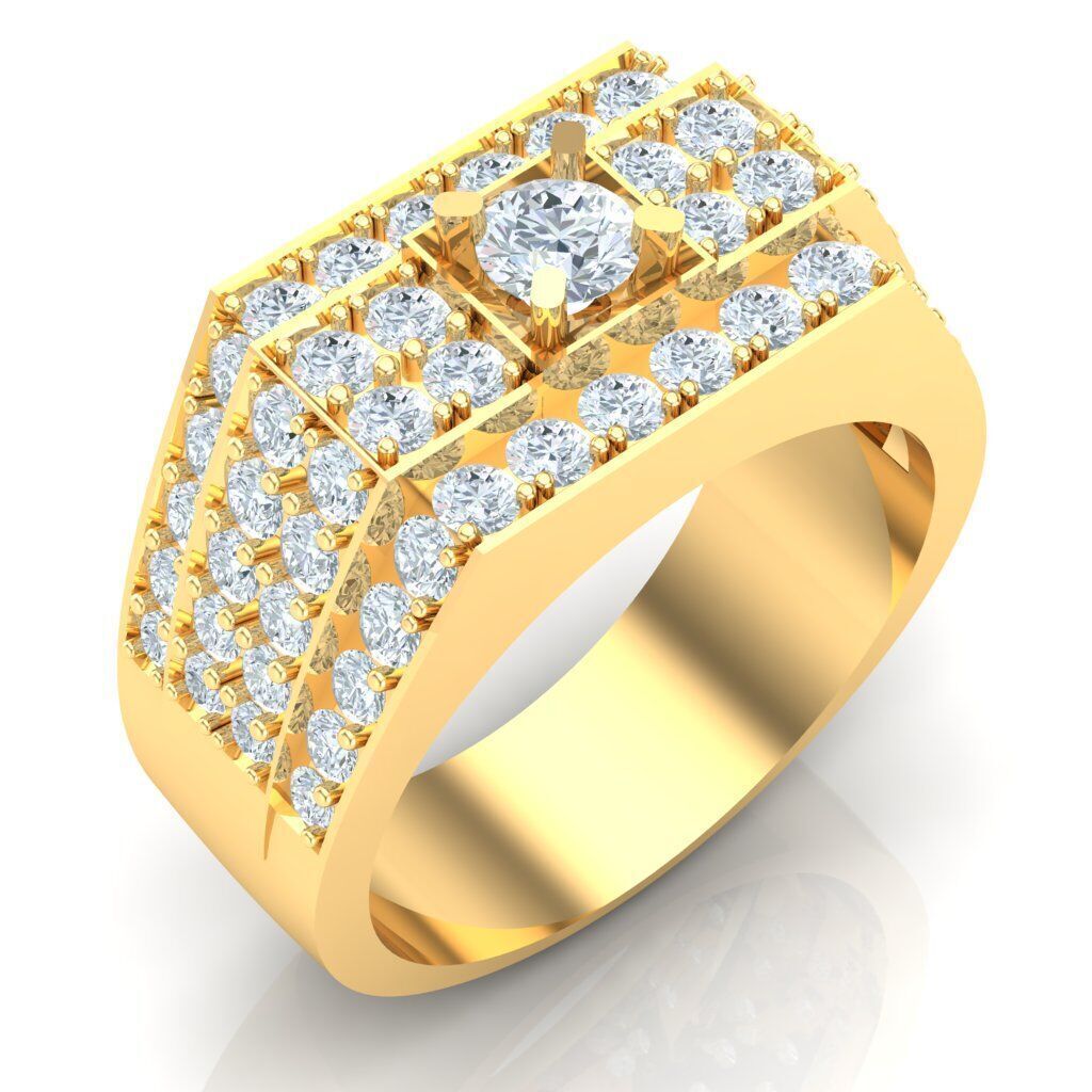 Man Ring New Design 2MR011 3D model_15