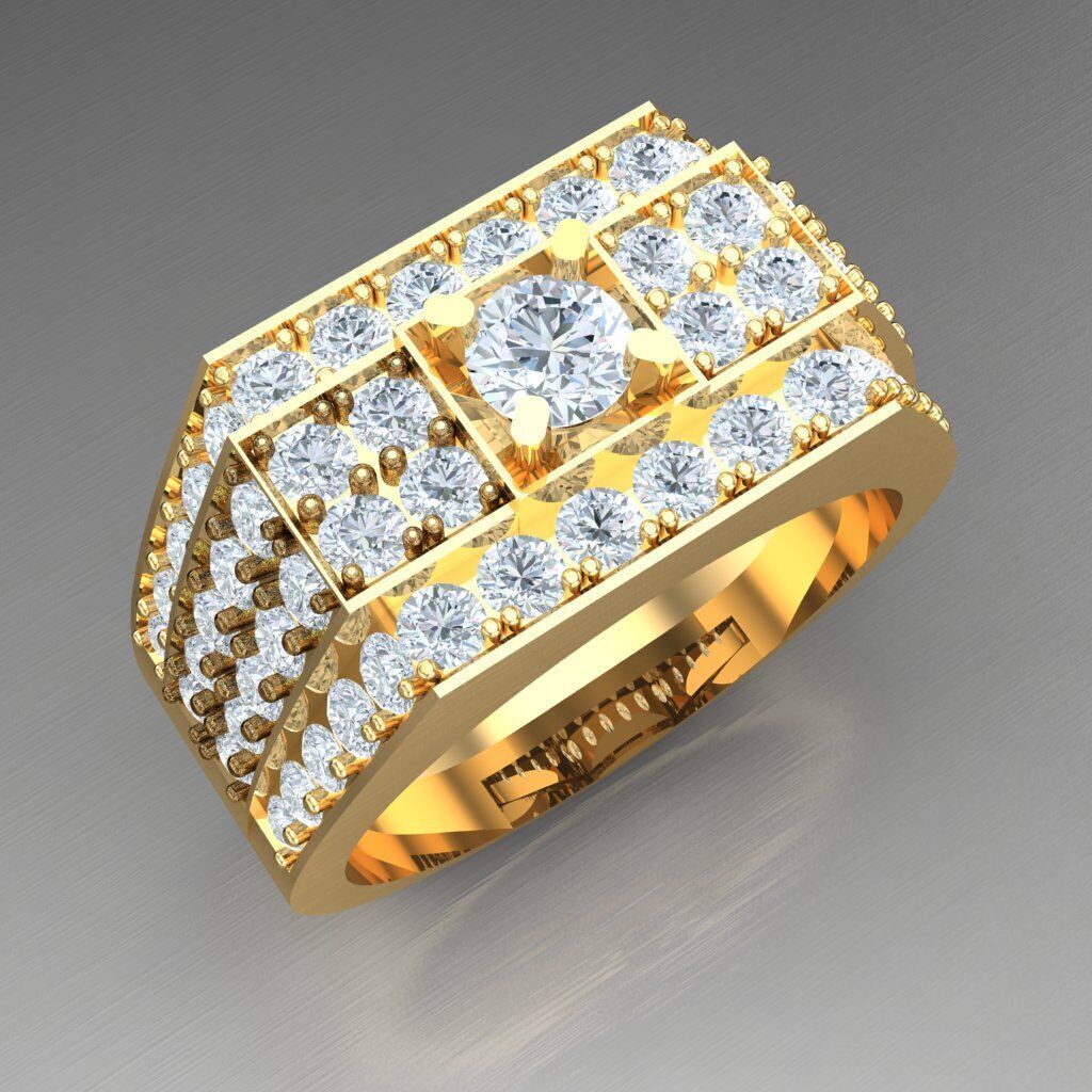 Man Ring New Design 2MR011 3D model_11