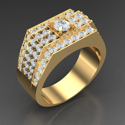 Man Ring New Design 2MR011 3D model
