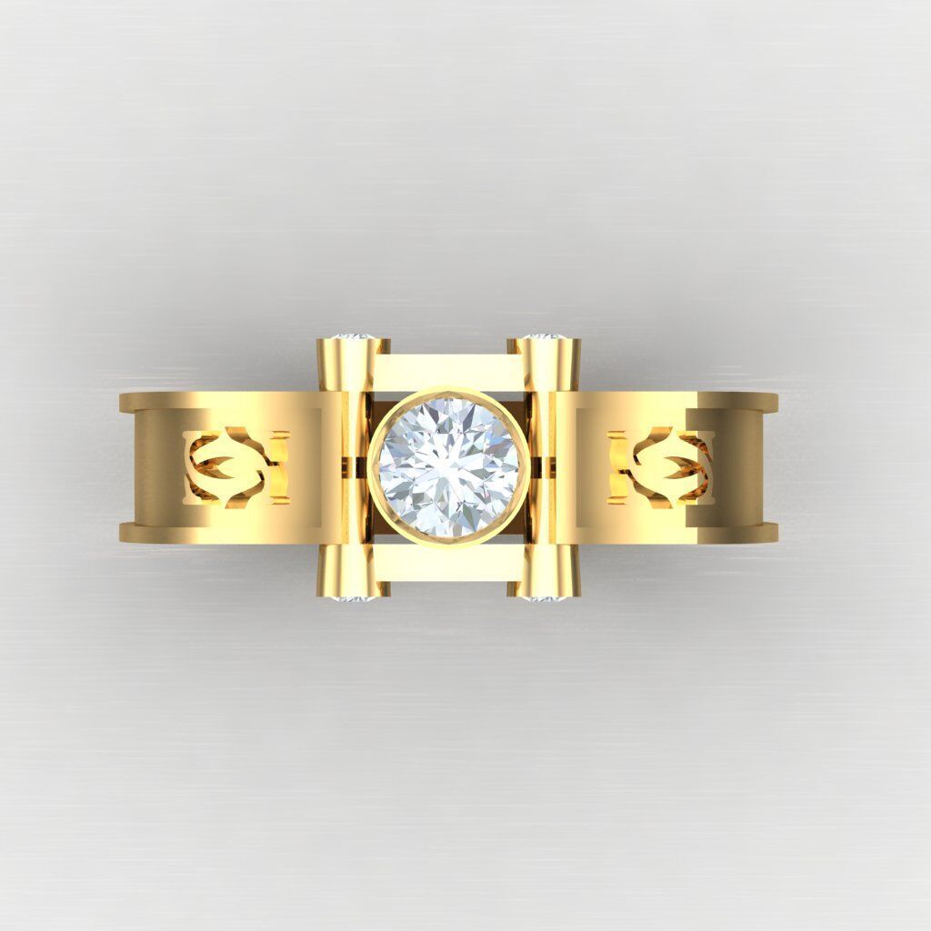 Man Ring New Design 2MR010 3D model_9