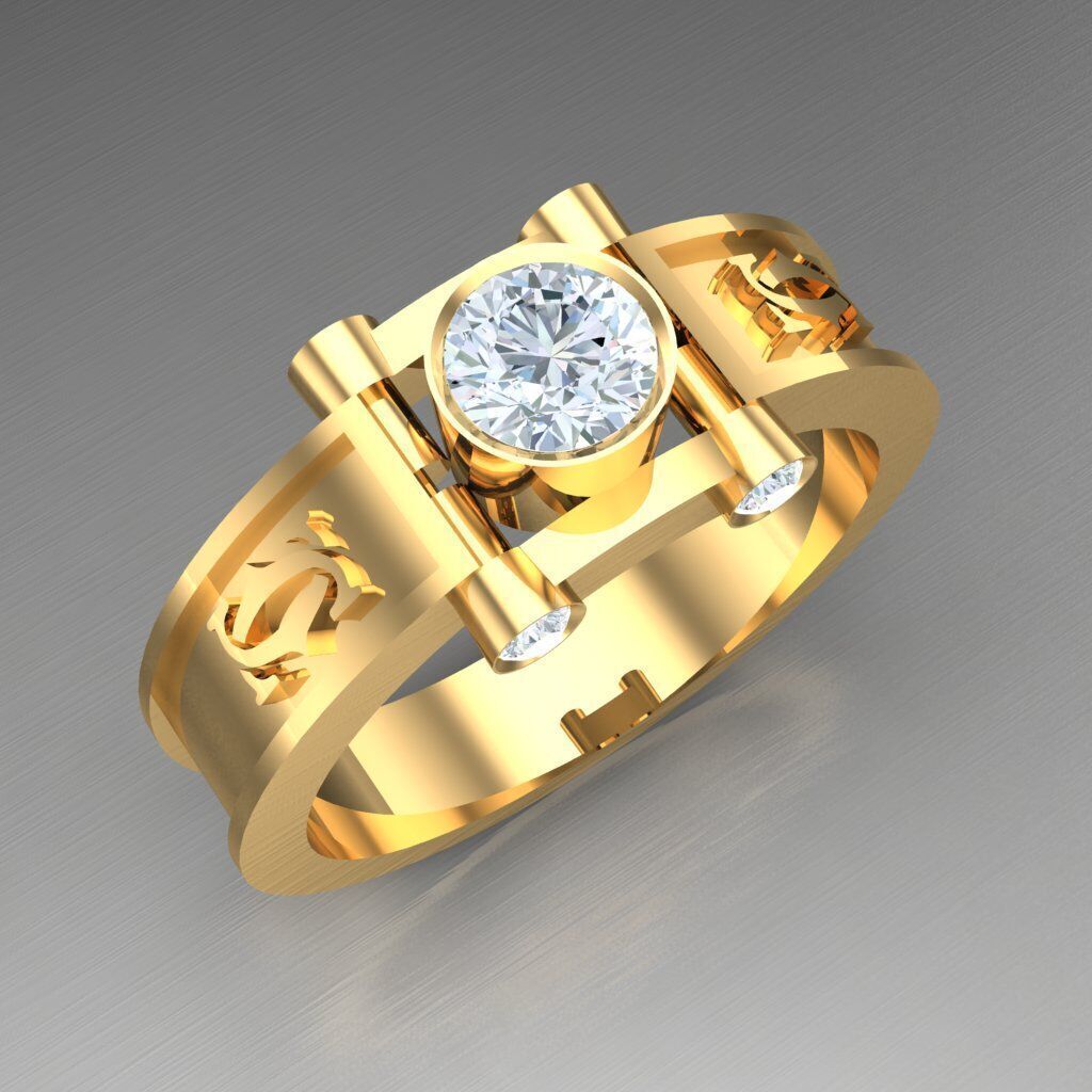 Man Ring New Design 2MR010 3D model_11