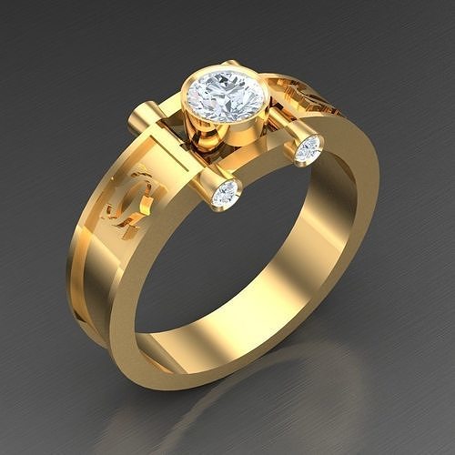 Man Ring New Design 2MR010 3D model