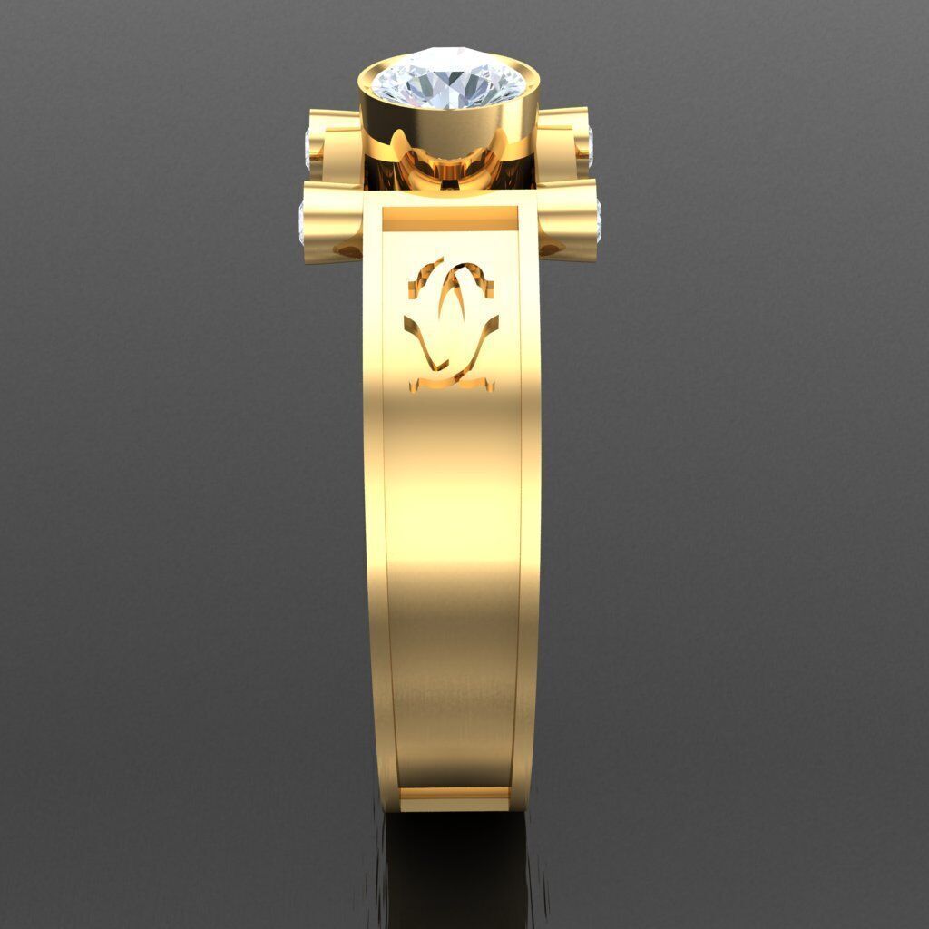 Man Ring New Design 2MR010 3D model_13