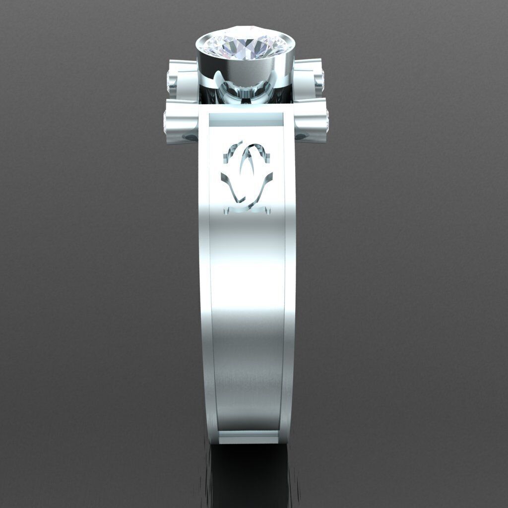Man Ring New Design 2MR010 3D model_12