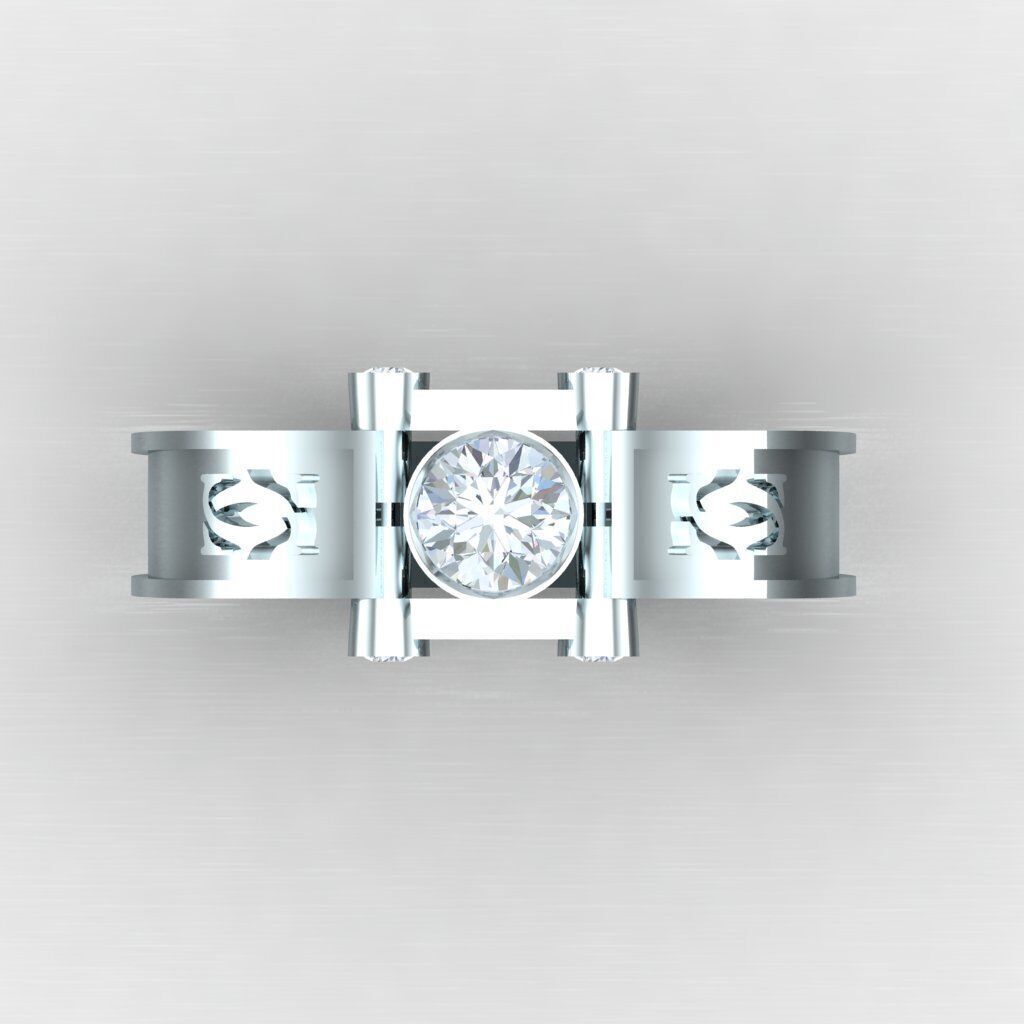 Man Ring New Design 2MR010 3D model_8