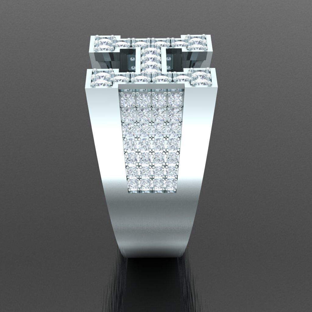 Man Ring New Design 2MR009 3D print model_12