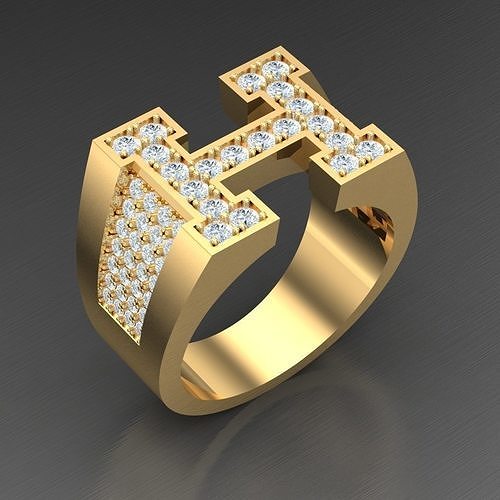 Man Ring New Design 2MR009 3D print model